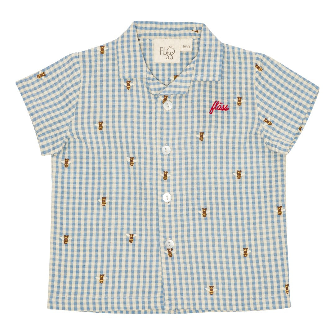 [Floss] Oliver SS Shirt - Bee Gingham