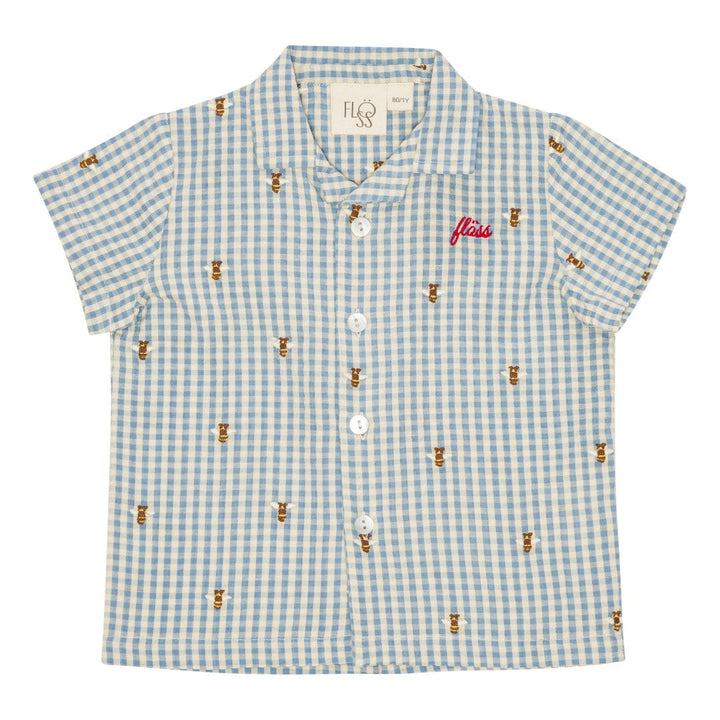 [Floss] Oliver SS Shirt - Bee Gingham