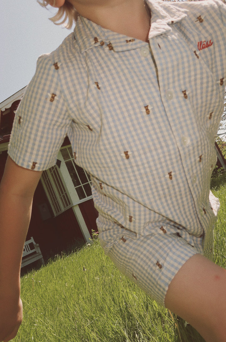 [Floss] Oliver SS Shirt - Bee Gingham