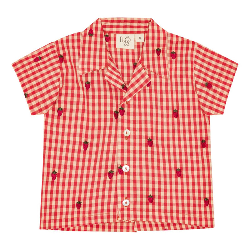 [Floss] Molly SS Shirt - Berry Gingham