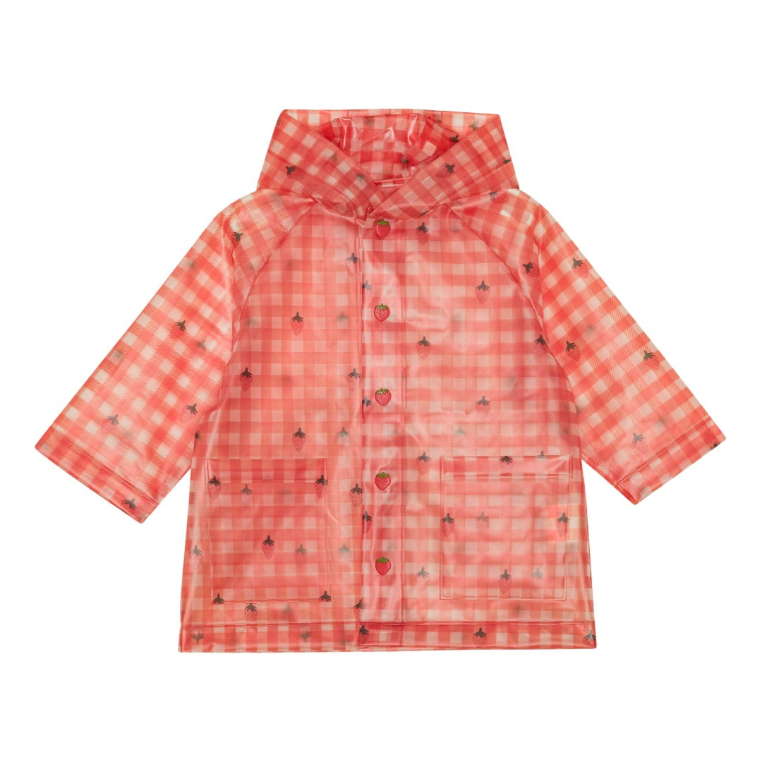 [Floss] Caila Raincoat - Berry Gingham