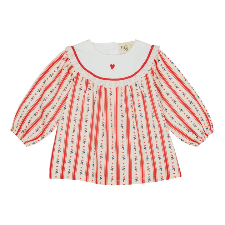 [Floss] Noelle Dress - Holiday Stripe