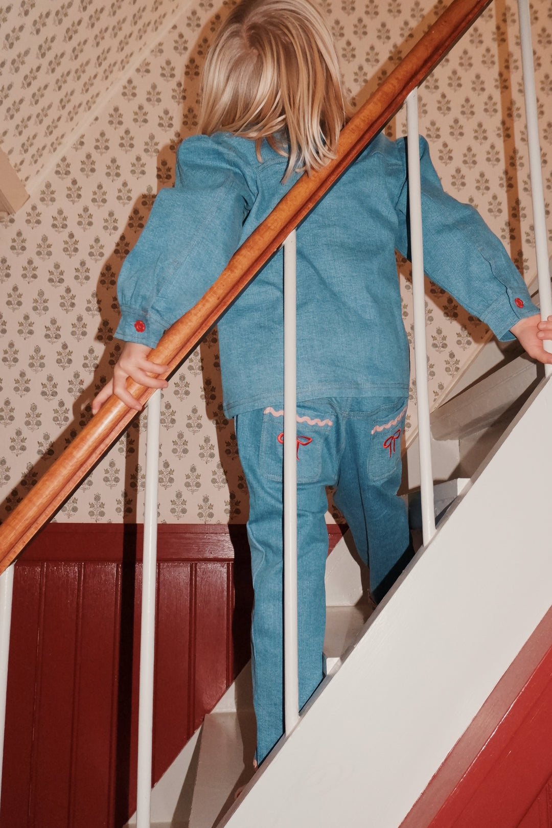 [Floss] Hazel Pants - Mid blue Rinse