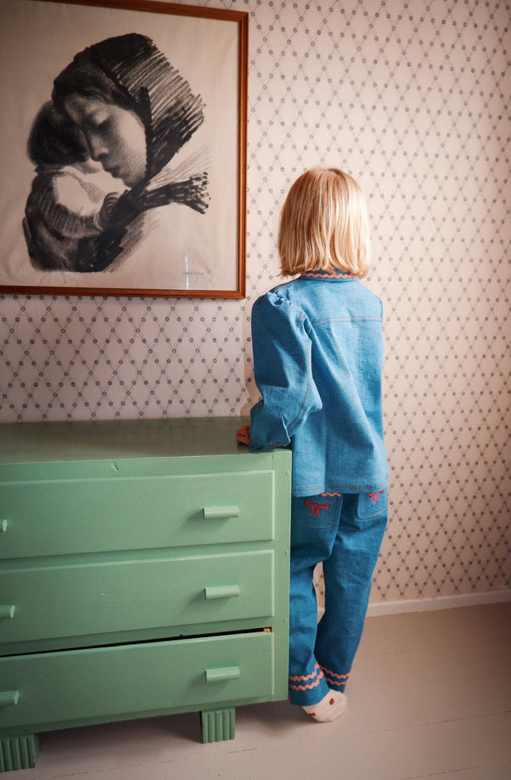 [Floss] Hazel Pants - Mid blue Rinse