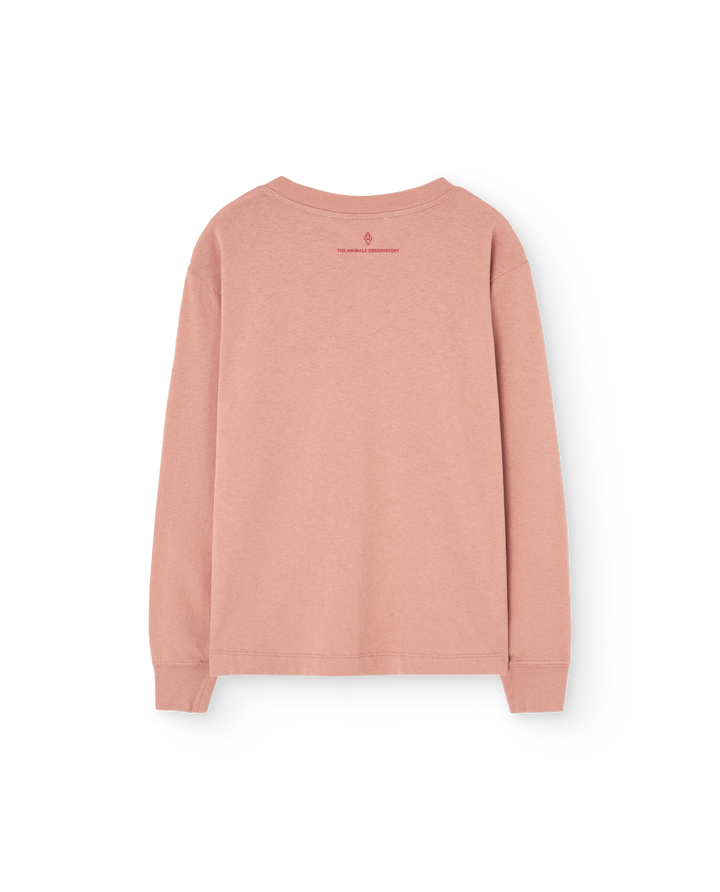 [TAO] Dog Kid Long Sleeve T-shirt - Dusty Coral