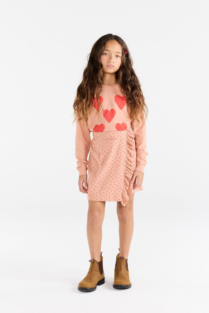 [TAO] Dog Kid Long Sleeve T-shirt - Dusty Coral