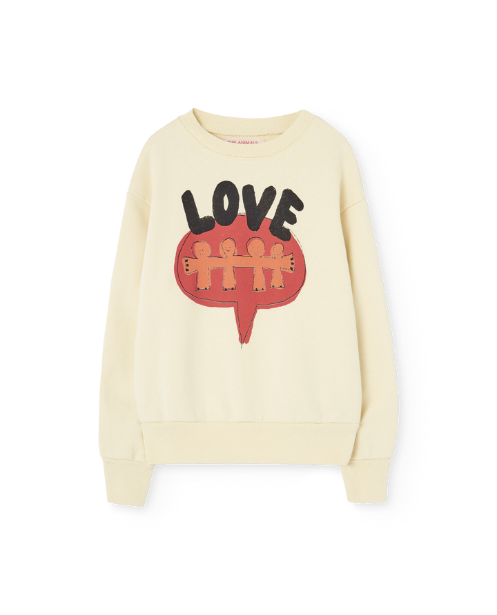 [TAO] Bear Kid Sweatshirt - Flan Yellow
