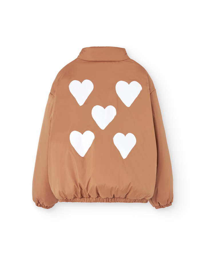 [TAO] Crocodile Kid Puffer Jacket - Almond Brown