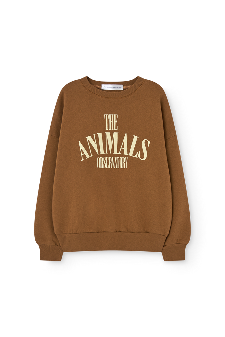 [TAO]Killifish Warm Kid Sweatshirt -Brown