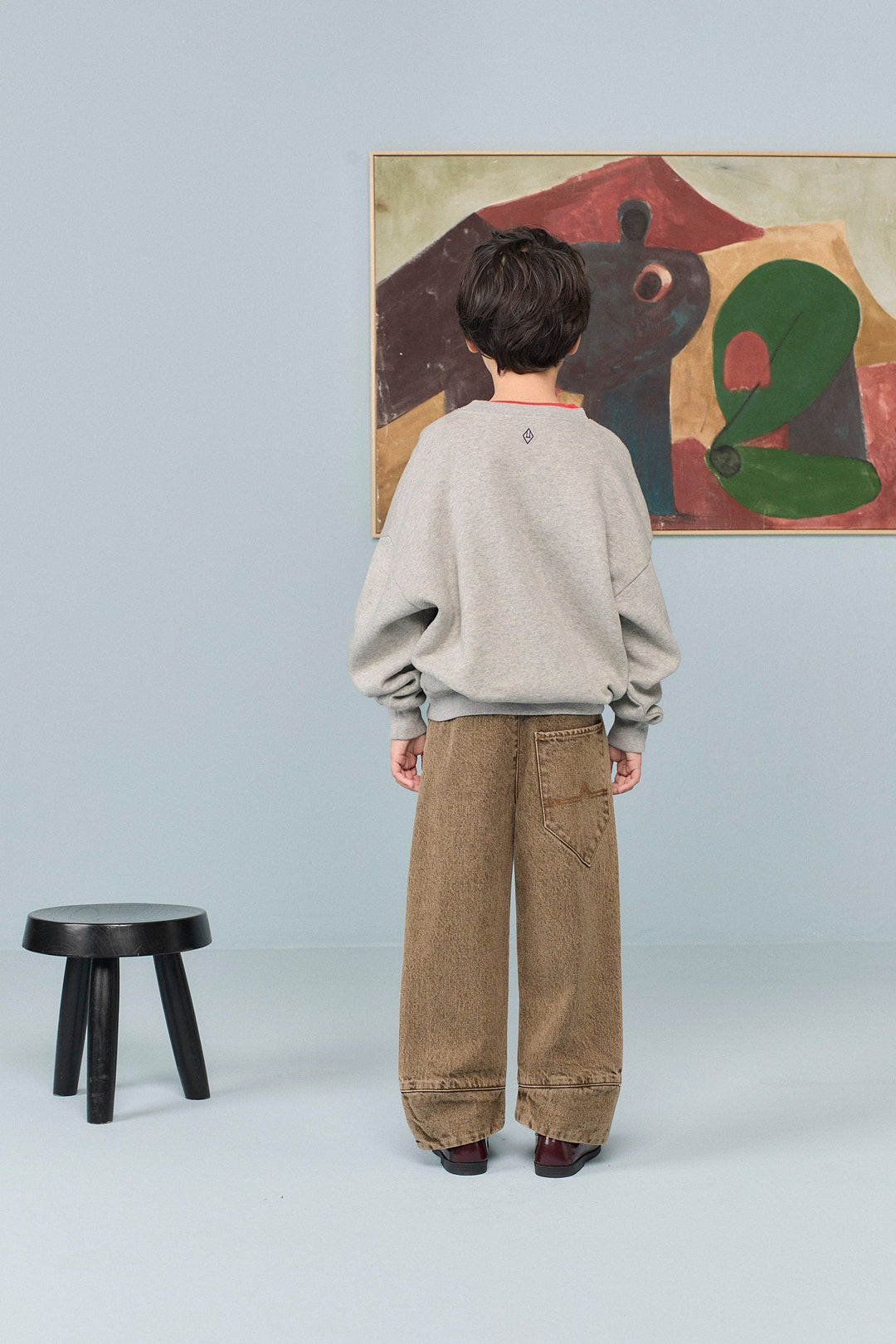 [TAO]Killifish Warm Kid Sweatshirt - Medium Grey Heather