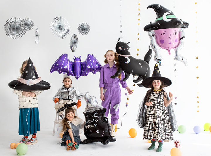 [PartyDeco]Foil balloon Cat, 96x95 cm, mix