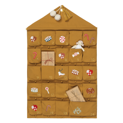 [fabelab] Advent Calendar - Nostalgia embroidery - Ochre