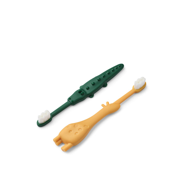 [Liewood] Fabio Toddler Toothbrush - Yellow/Green