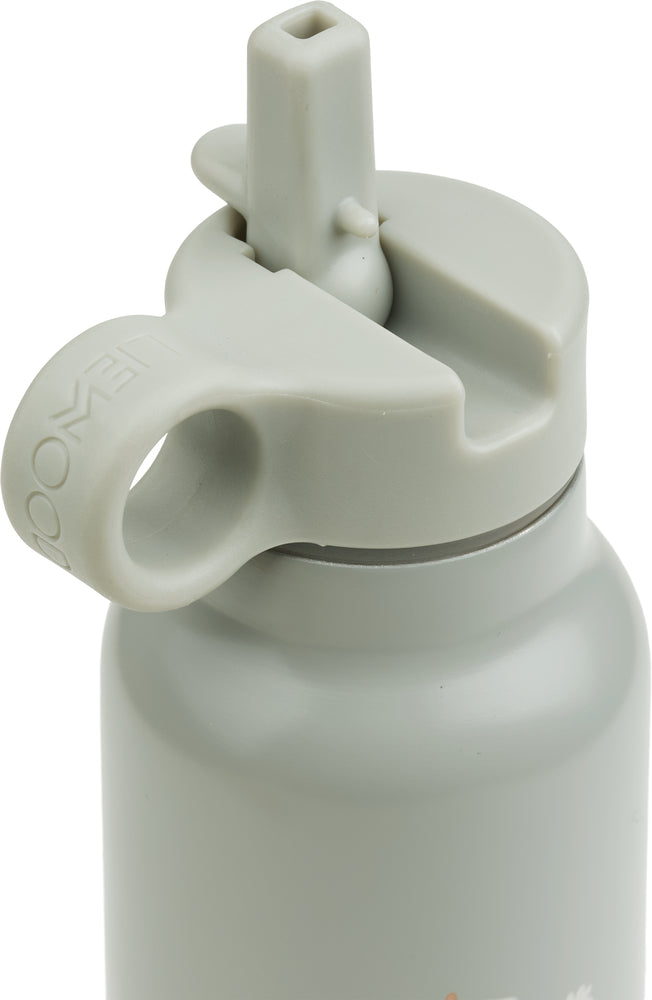 [Liewood ] Falk water bottle 350ML - Vehicles / Dove Blue Mix