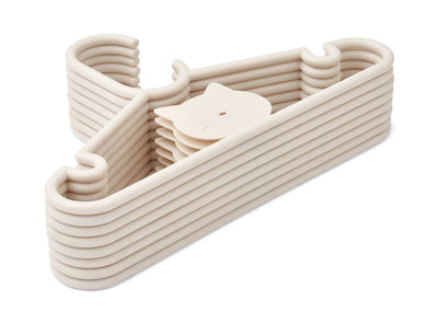 [Liewood] Falton Cat Hanger - 8-pack - Sandy