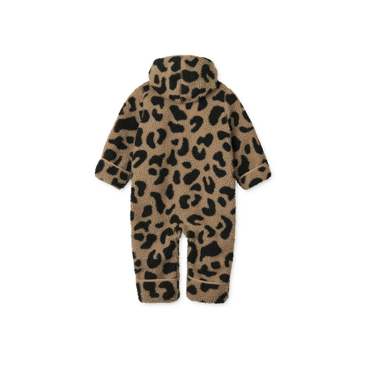 [Liewood] Fraser Baby Pile Jumpsuit - Mega Leo / Oat Mix