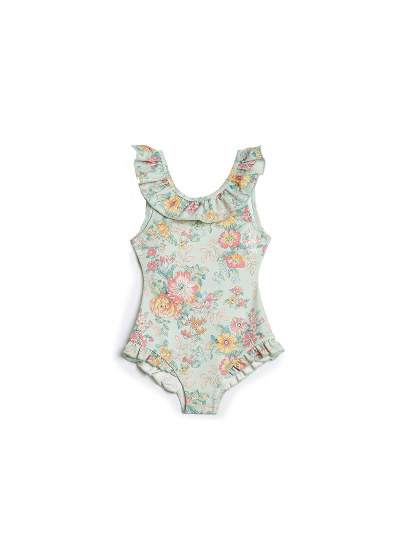 Andrea Bathing Suit - Water Jodhpur Flower