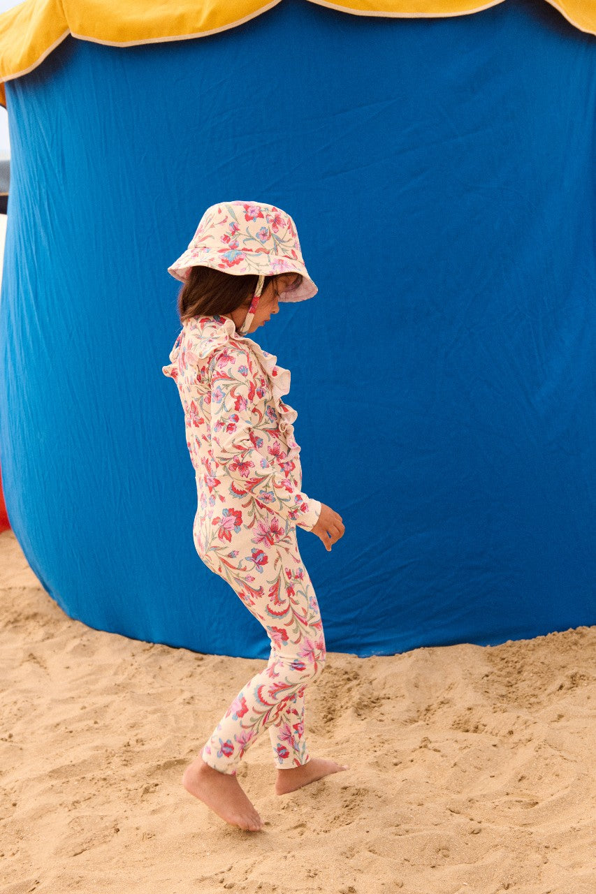 [Louise Misha] Bathing Jumpsuits Linette - Cream Floral Haven