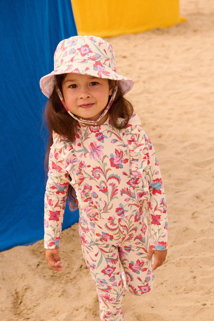 [Louise Misha] Bathing Jumpsuits Linette - Cream Floral Haven