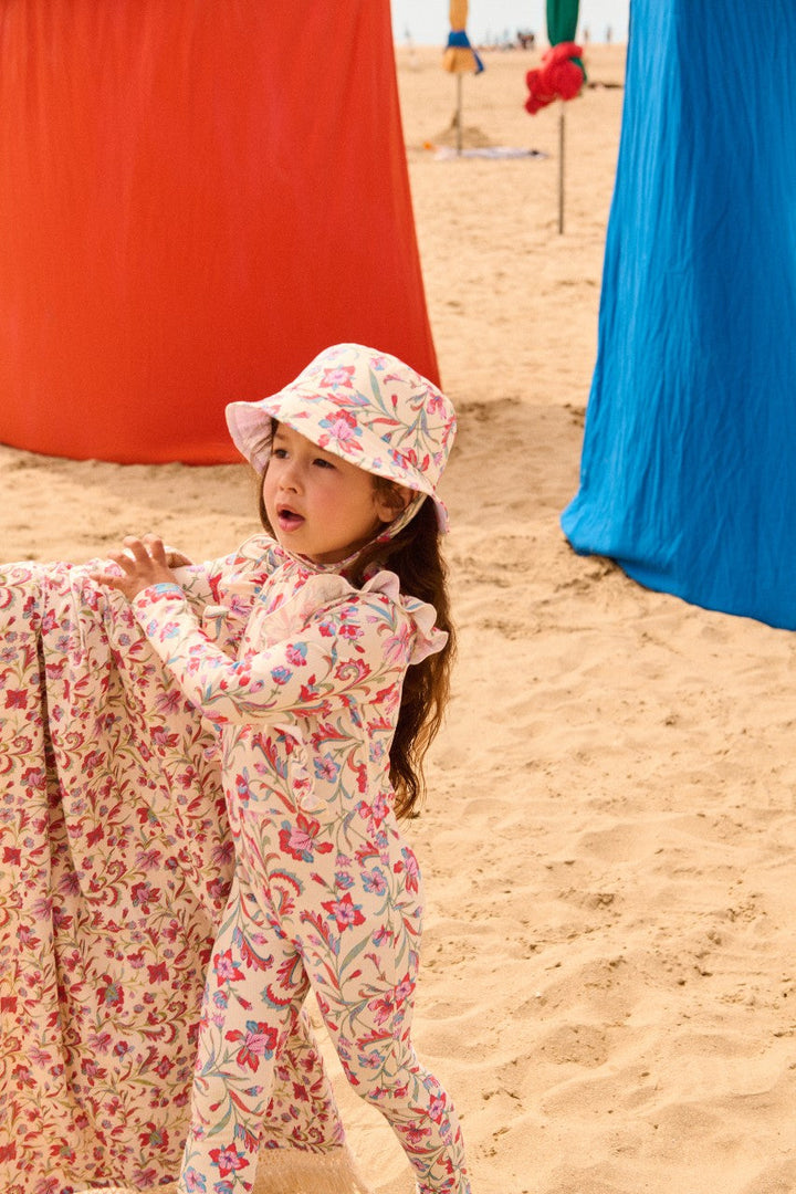 [Louise Misha] Bathing Jumpsuits Linette - Cream Floral Haven