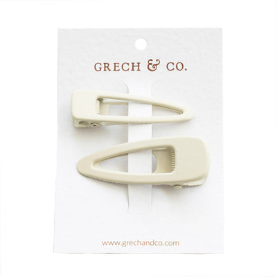 GRECH & CO. Matte Clips Set of 2