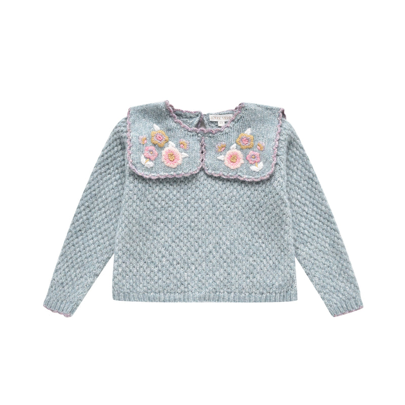 [Louise Misha] Cyrella Pullover - Mineralblau 