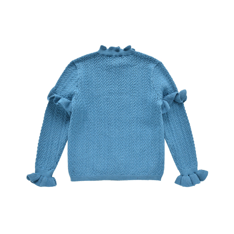 [Louise Misha] Jevo Pullover - Steinblau 