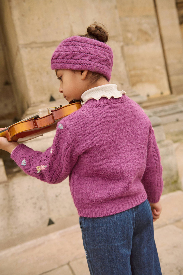 [Louise Misha] Cardigan Monyla - Raspberry