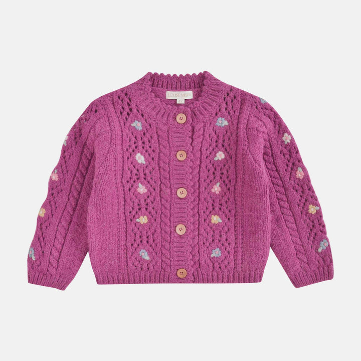[Louise Misha] Cardigan Monyla - Raspberry