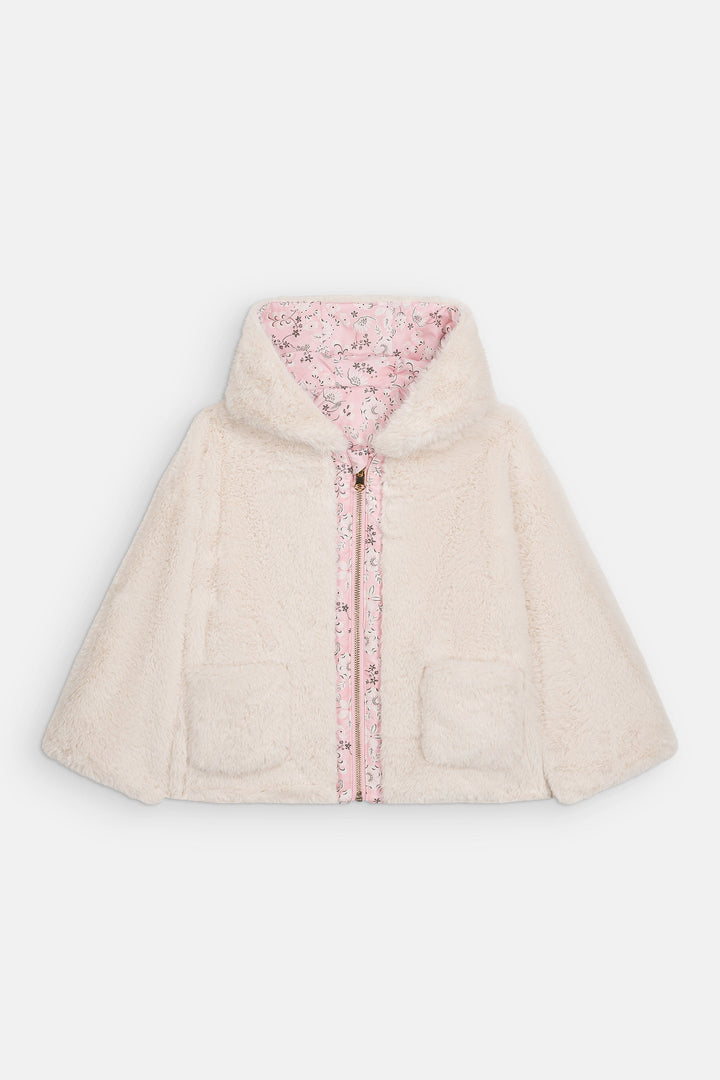 [Louise Misha] Reversible Coat Felvet - Pink Linden Blossom