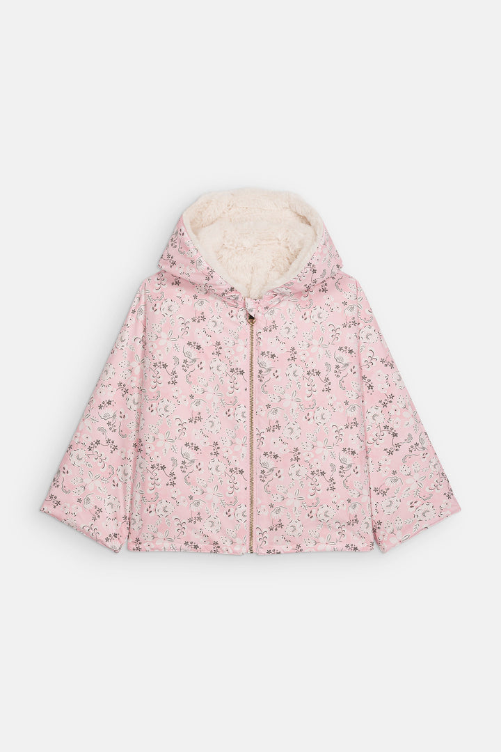 [Louise Misha] Reversible Coat Felvet - Pink Linden Blossom