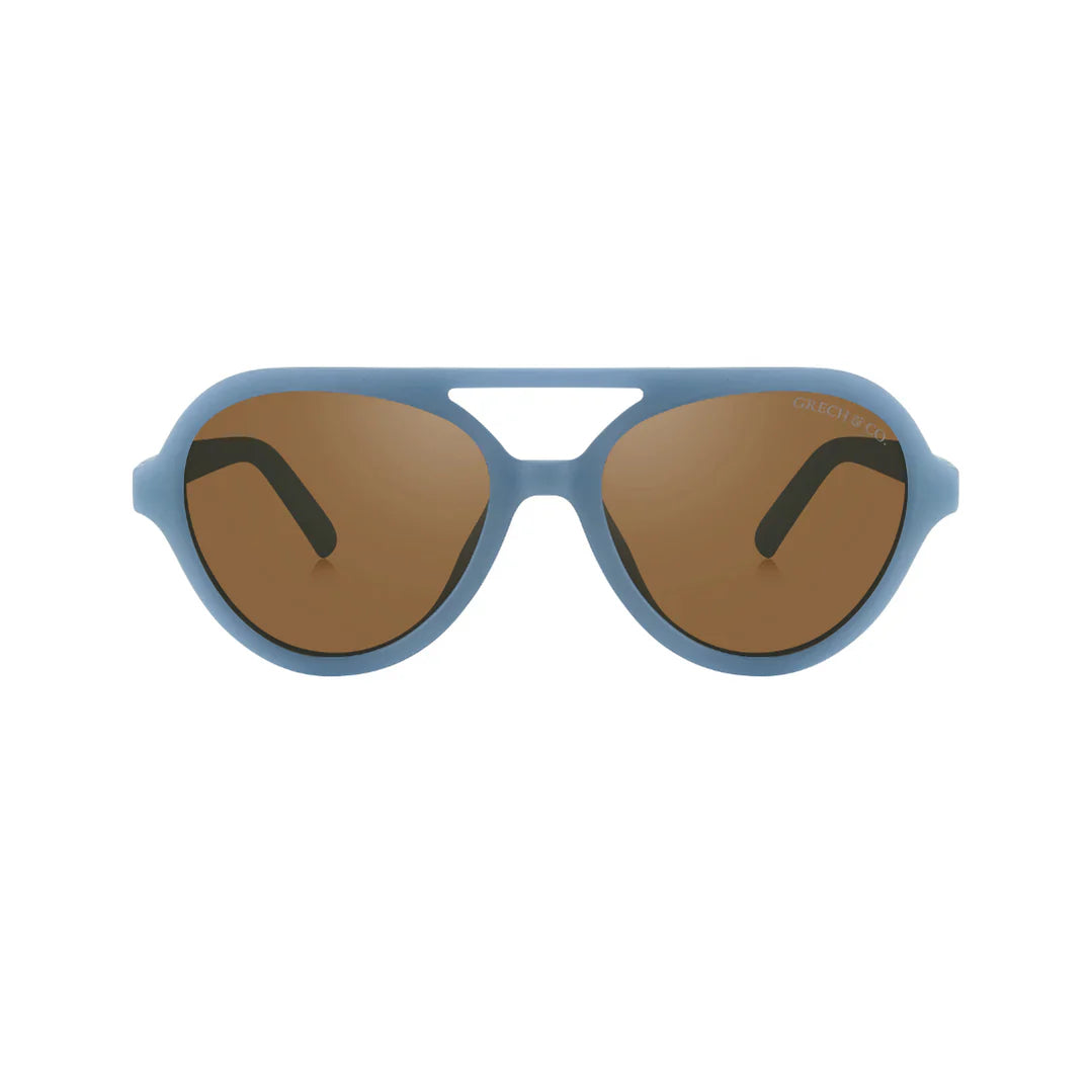 [Grech & Co.][3-8Y]Aviator Polarized Sunglasses - Desert Teal