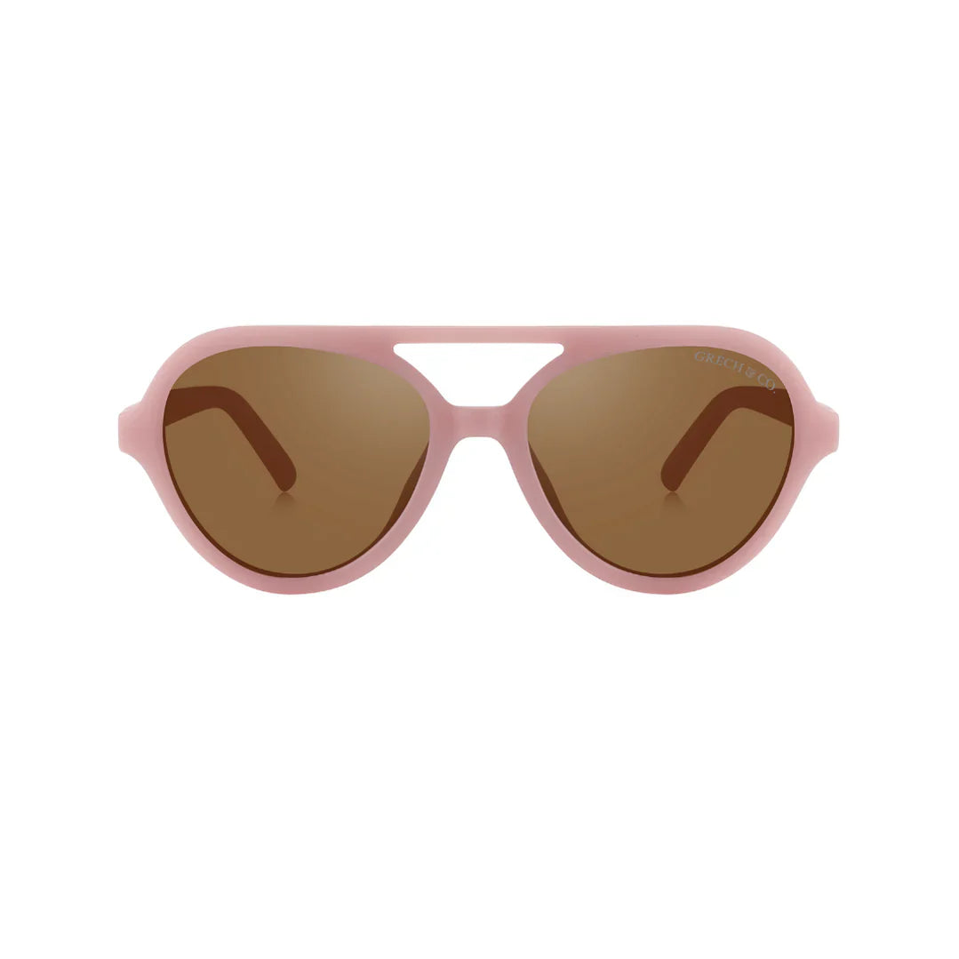 [Grech & Co.][3-8Y]Aviator Polarized Sunglasses - Heather Rose