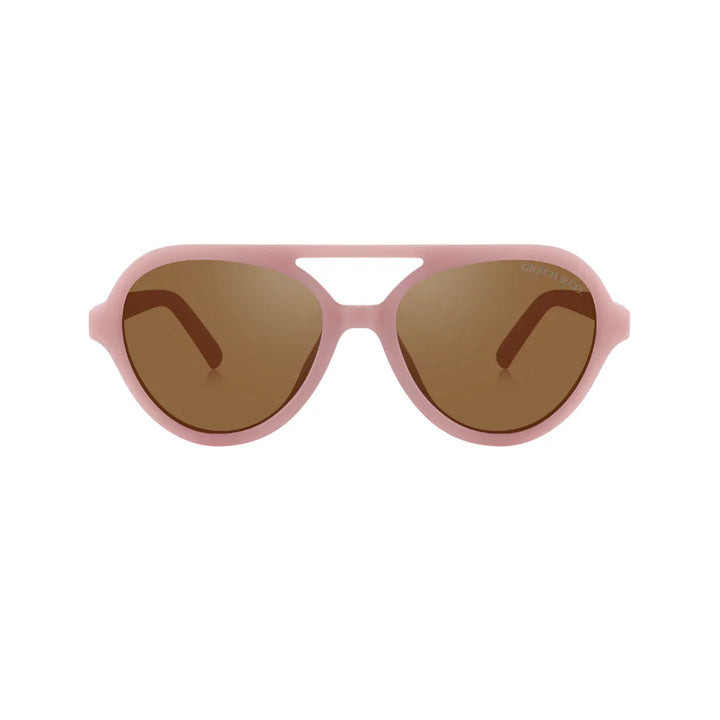 [Grech & Co.][3-8Y]Aviator Polarized Sunglasses - Heather Rose