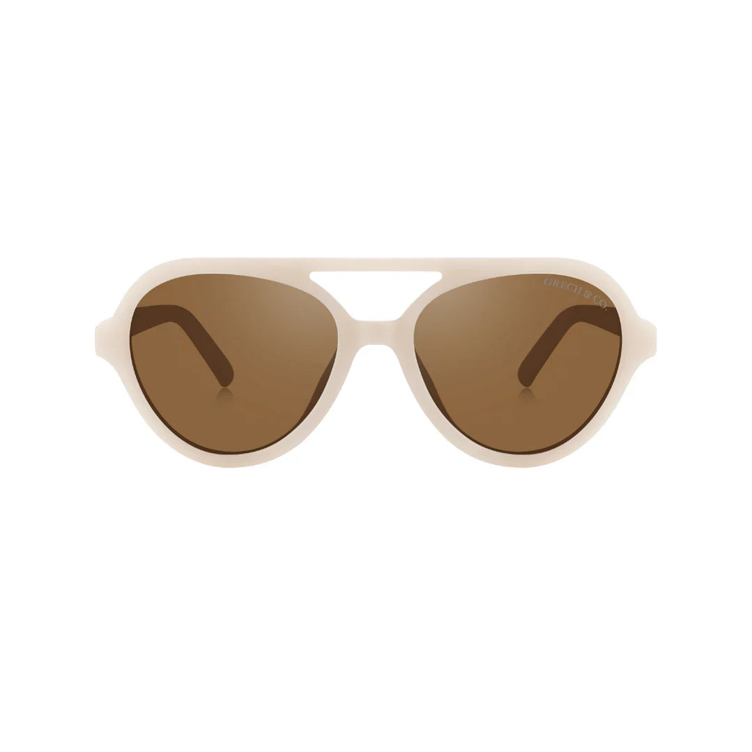 [Grech & Co.][3-8Y]Aviator Polarized Sunglasses - Sand
