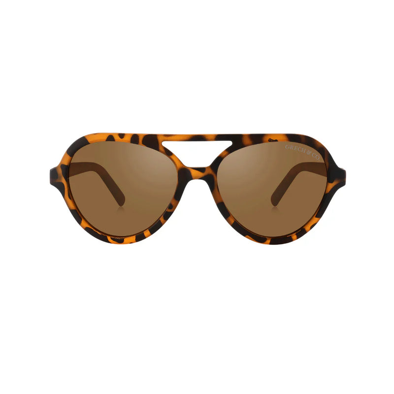 [Grech & Co.][3-8Y]Aviator Polarized Sunglasses - Tortoise