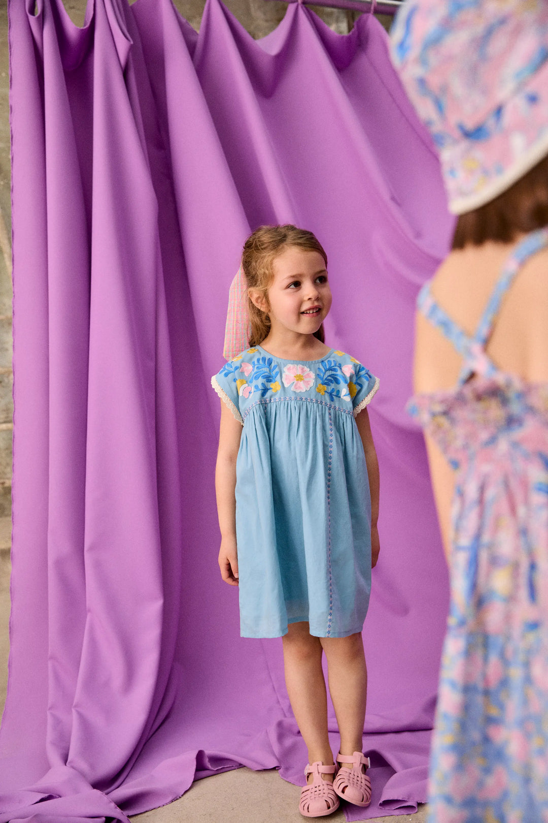 [Louise Misha] Dress Talula - Stone Blue