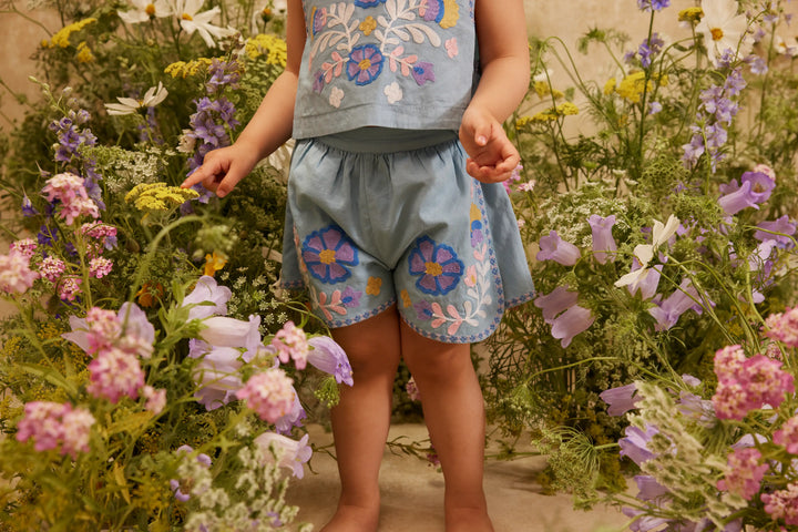 [Louise Misha] Shorts Maiwen - Stone Blue