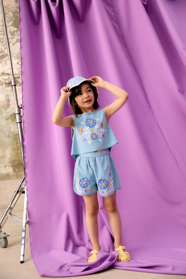 [Louise Misha] Shorts Maiwen - Stone Blue