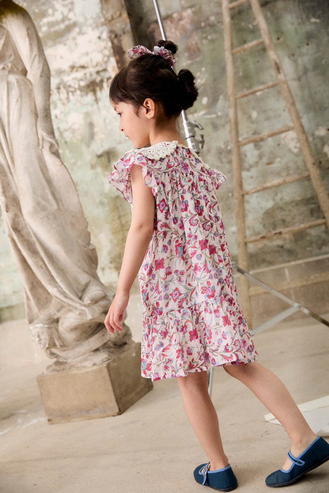 [Louise Misha] Dress Vaina - Cream Floral Haven