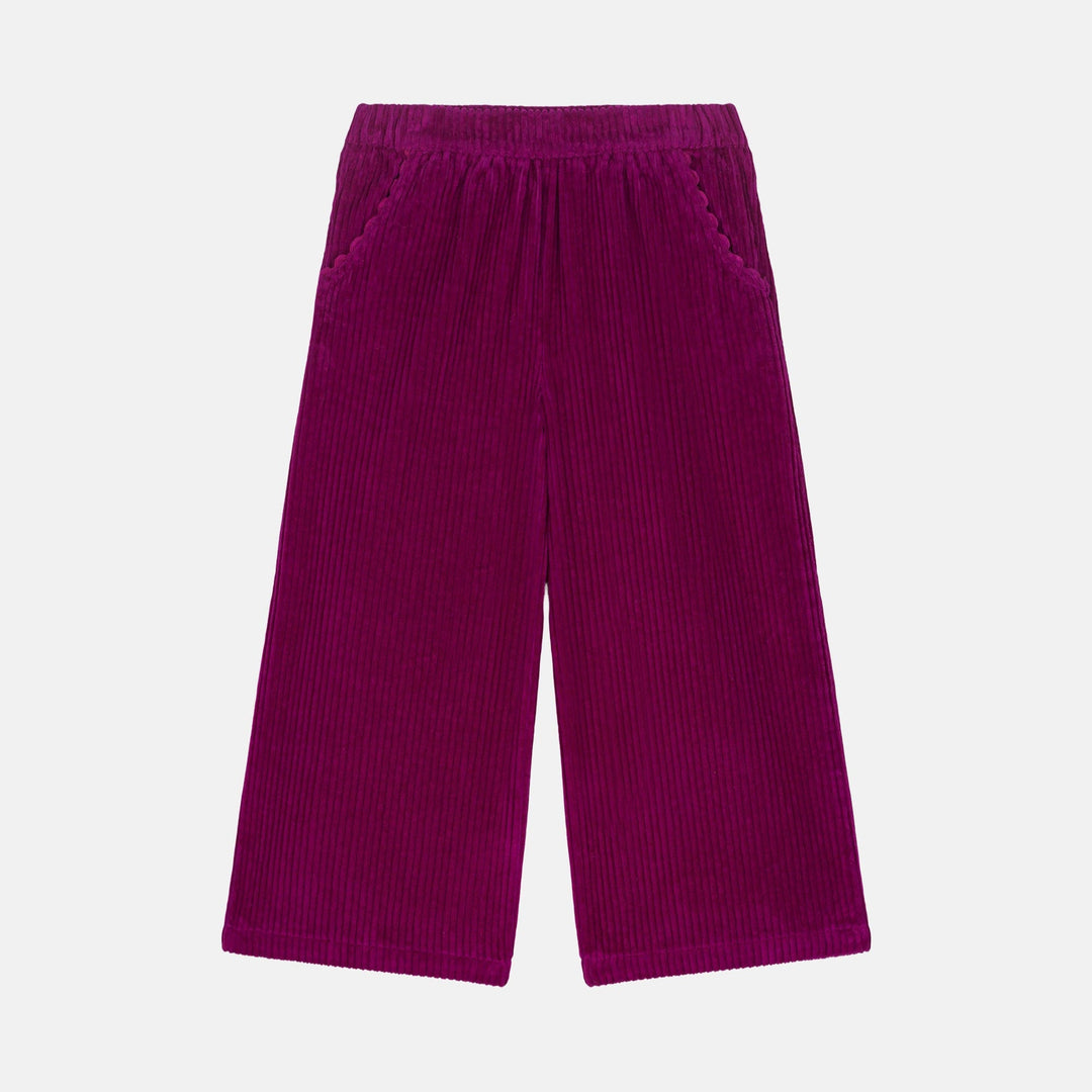 [Louise misha] Pants Flor Corduroy - Raspberry