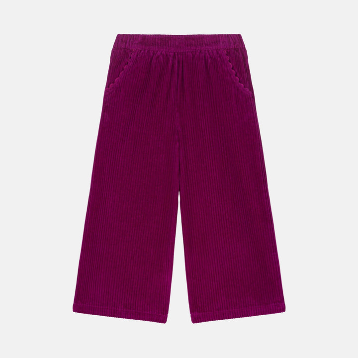 [Louise misha] Pants Flor Corduroy - Raspberry