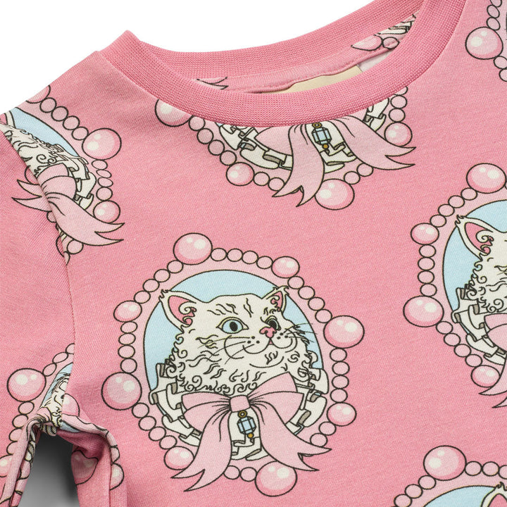 [Smafolk] Gala Dress With Cats - Blush Cream