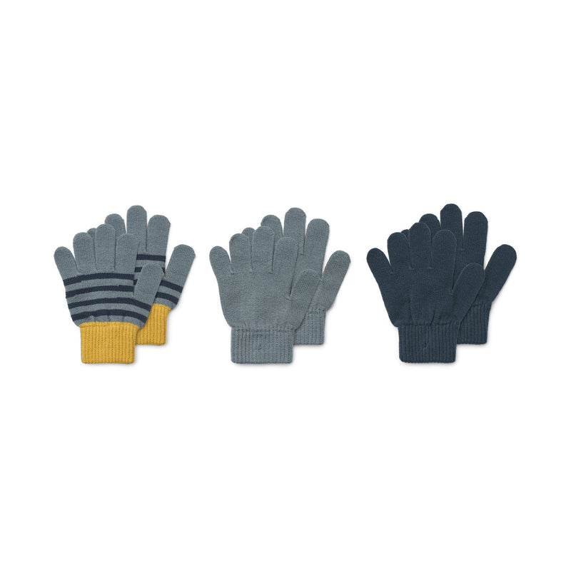 [Liewood] Gamma Baumwoll-Fingerhandschuhe 3er-Pack