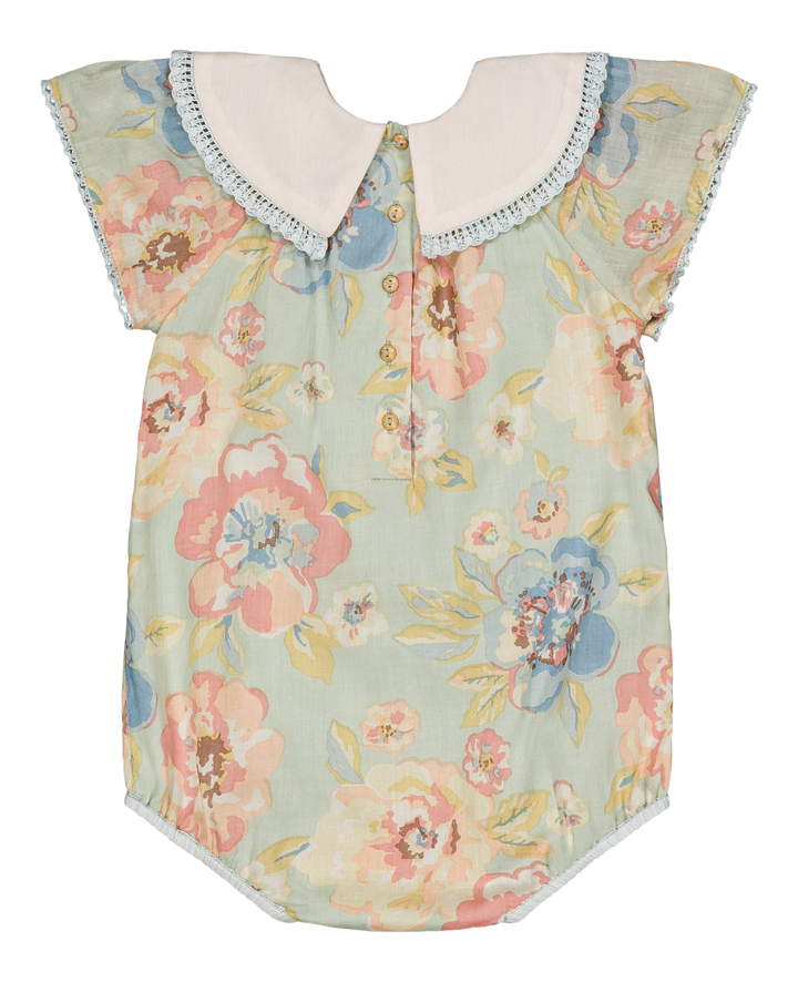 [Bachaa] Granite Romper - Watercolor Print