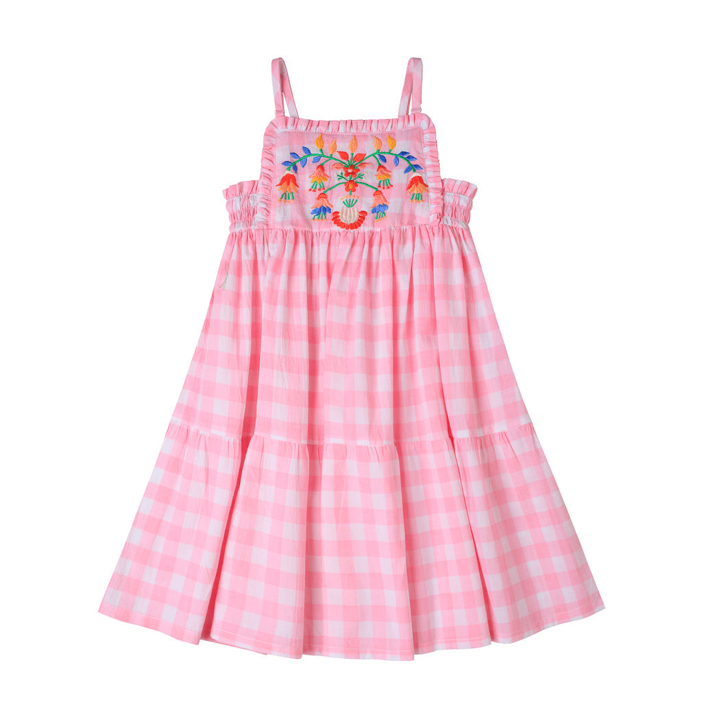 [Kidsagogo] Havana Dress Vichy - Camelia