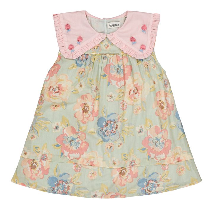 [Bachaa] Ice Flow Blouse & Short Set - Watercolor print