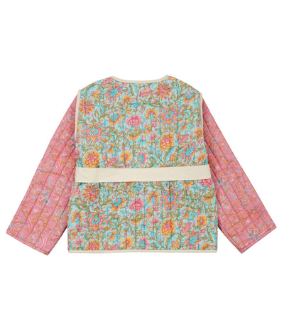 [Louise Misha] Jacket Teliani - Water River Flower Pink