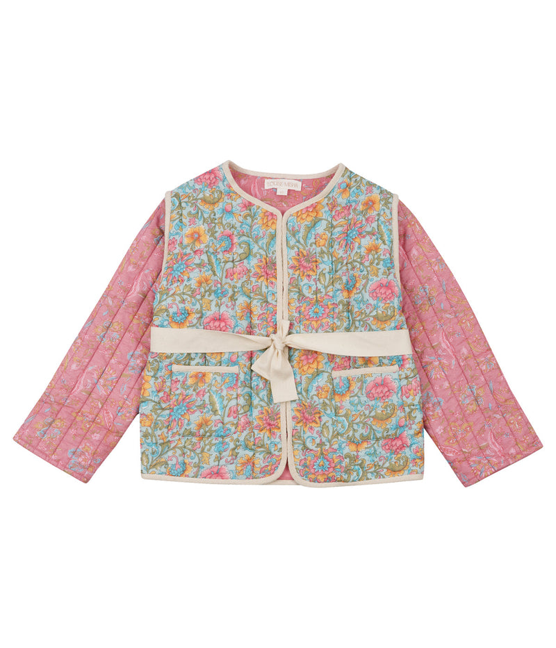 [Louise Misha] Jacke Teliani - Wasser Fluss Blume Rosa