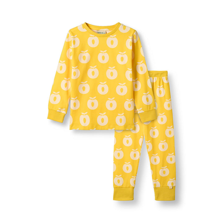[Smafolk] Jubilee Nightwear Set With Apple - Empire Yellow